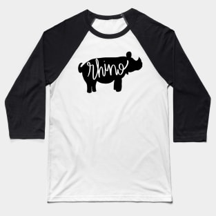 Rhino - Silhouette Baseball T-Shirt